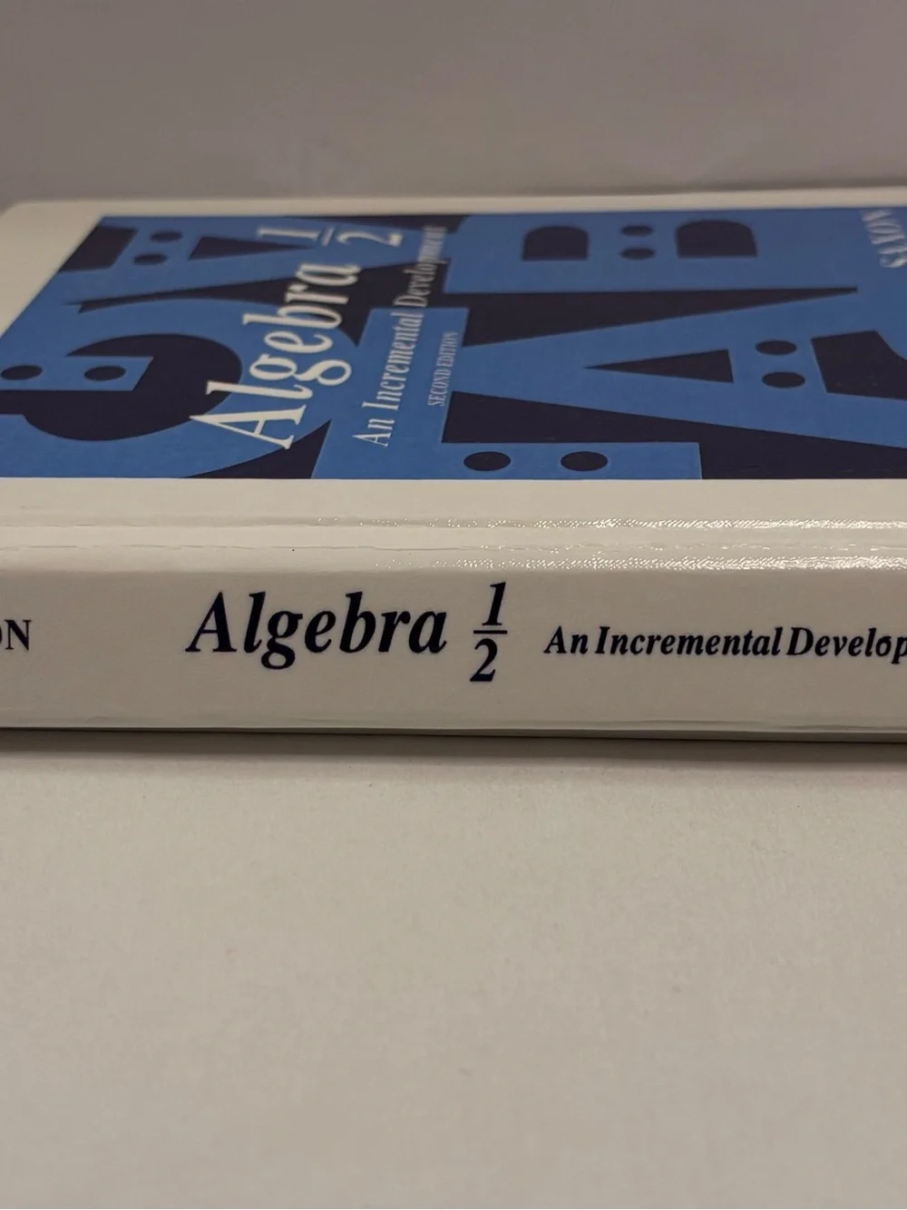 Saxon Algebra 1/2 Textbook and Solutions Manual with DVD Set - Blue
